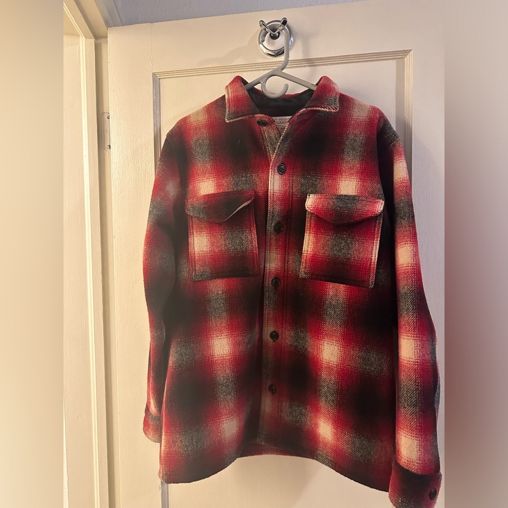 Filson Mackinaw Jack Shirt Men’s Medium Plaid 100% Wool